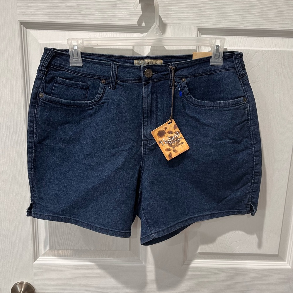🟣Hybrid & Company Deep Blue Jean Shorts